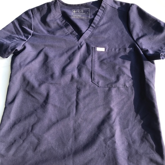 Figs Catarina Navy scrub top-Size Medium - Picture 2 of 6
